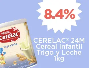 CERELAC® 24M Cereal Infantil Trigo y Leche 1KG