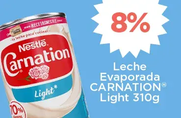 Leche evaporada CARNATION® Light 310g