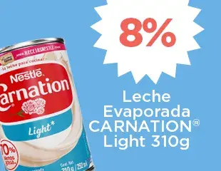 Leche evaporada CARNATION® Light 310g