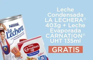 Leche condensada LA LECHERA® + Leche evaporada CARNATION®