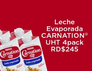 Leche evaporada Carnation® UHT 4pack