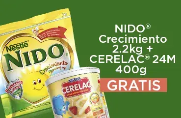 Nido® Crecimiento 2.2kg + CERELAC® 24M 400g