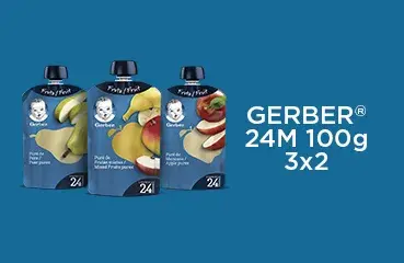 Gerber® 24M 100g 3x2