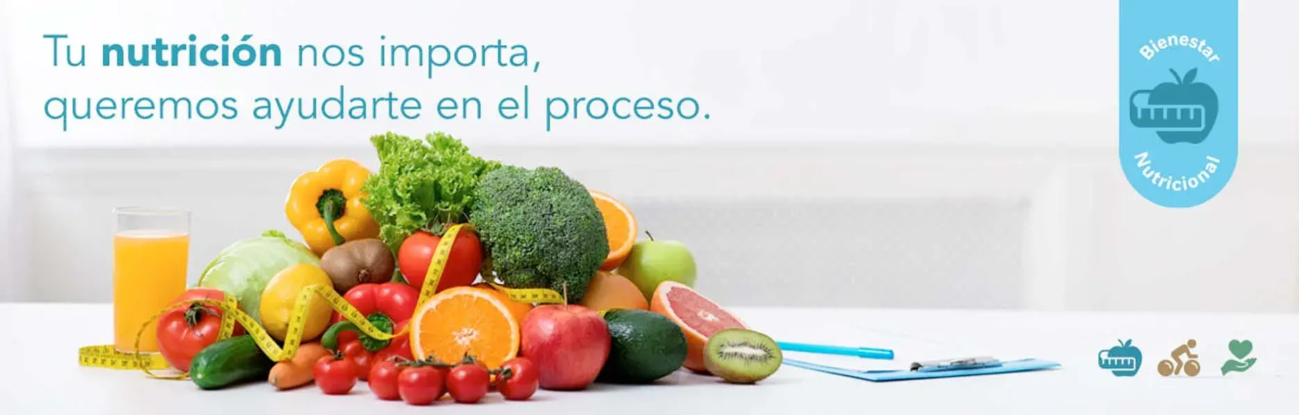 Tu nutrición nos importa Banner nutrición