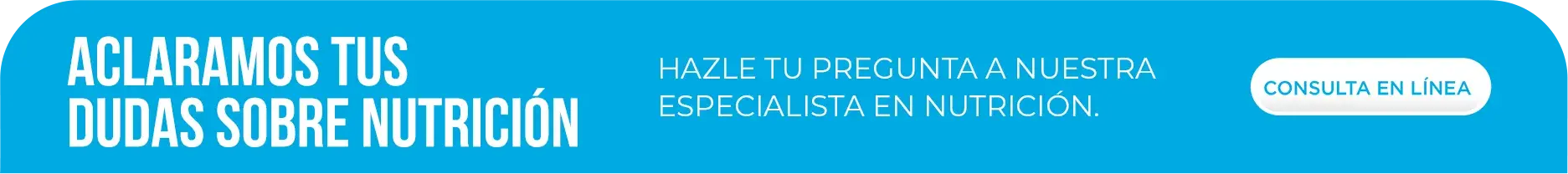 Banner Aclaramos tus dudas sobre nutrición