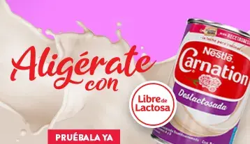 Aligérate con Carnation® Deslactosada