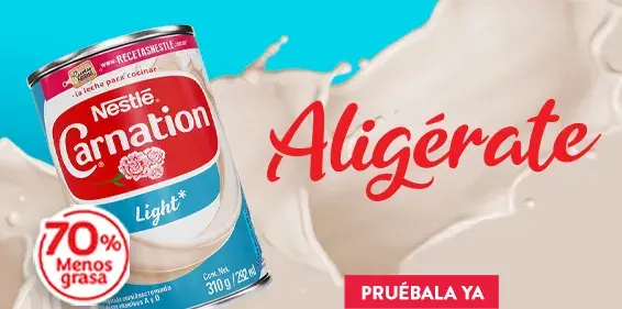 Aligérate con Carnation® Light