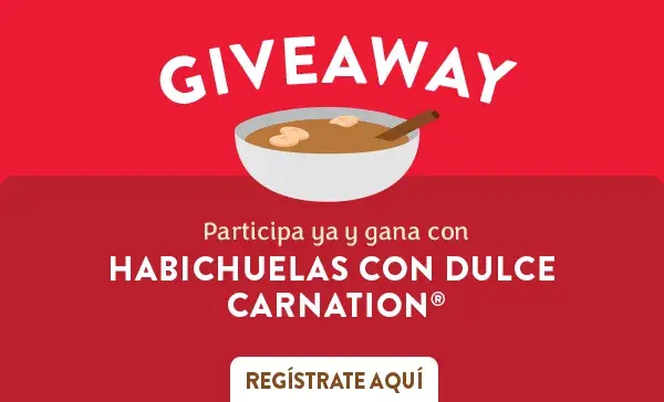 Giveaway Habichuelas con Dulce Carnation®