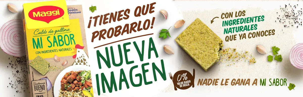 Nueva Imagen Caldo de Galinna Mi Sabor Maggi®