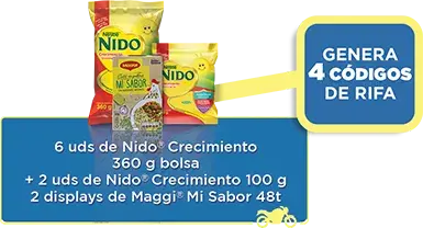 Combo productos nestlé