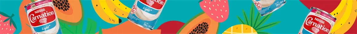 Banner - batidas con carnation® light
