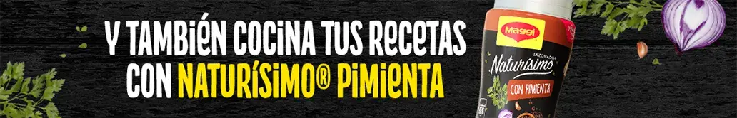 Cocina con Naturisimo pimienta