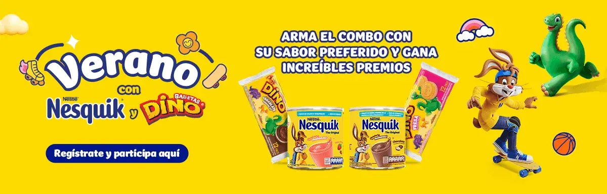 Promo Verano con Nesquik® y Dino®