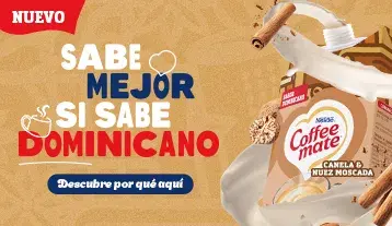 Coffee Mate® Sabe mejor si sabe dominicano