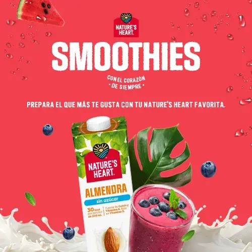 Nature's Heart Smoothies Banner