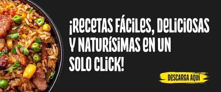 ¡Recetas fáciles, deliciones y naturísimas en un solo click!
