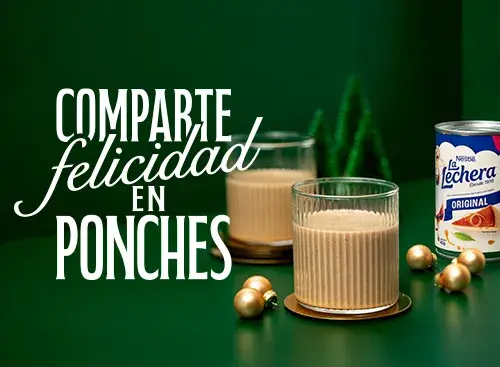 Comparte felicidades en ponches