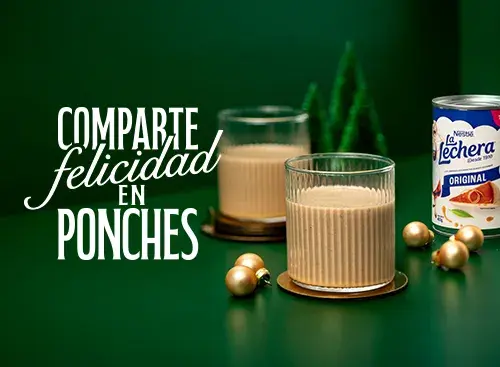Comparte felicidad en ponches con La Lechera®