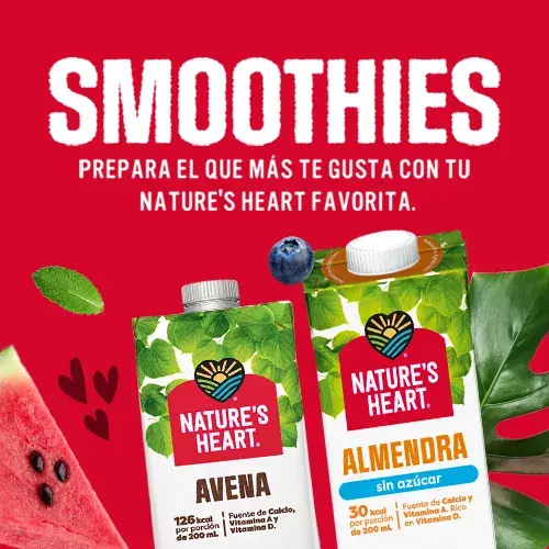 Smoothies prepara el que más te gusta con Nature's Heart®
