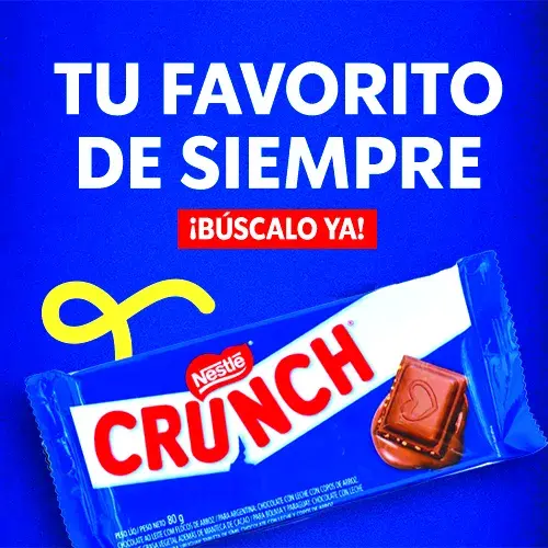 Crunch Nestlé® Tu favorito de siempre.