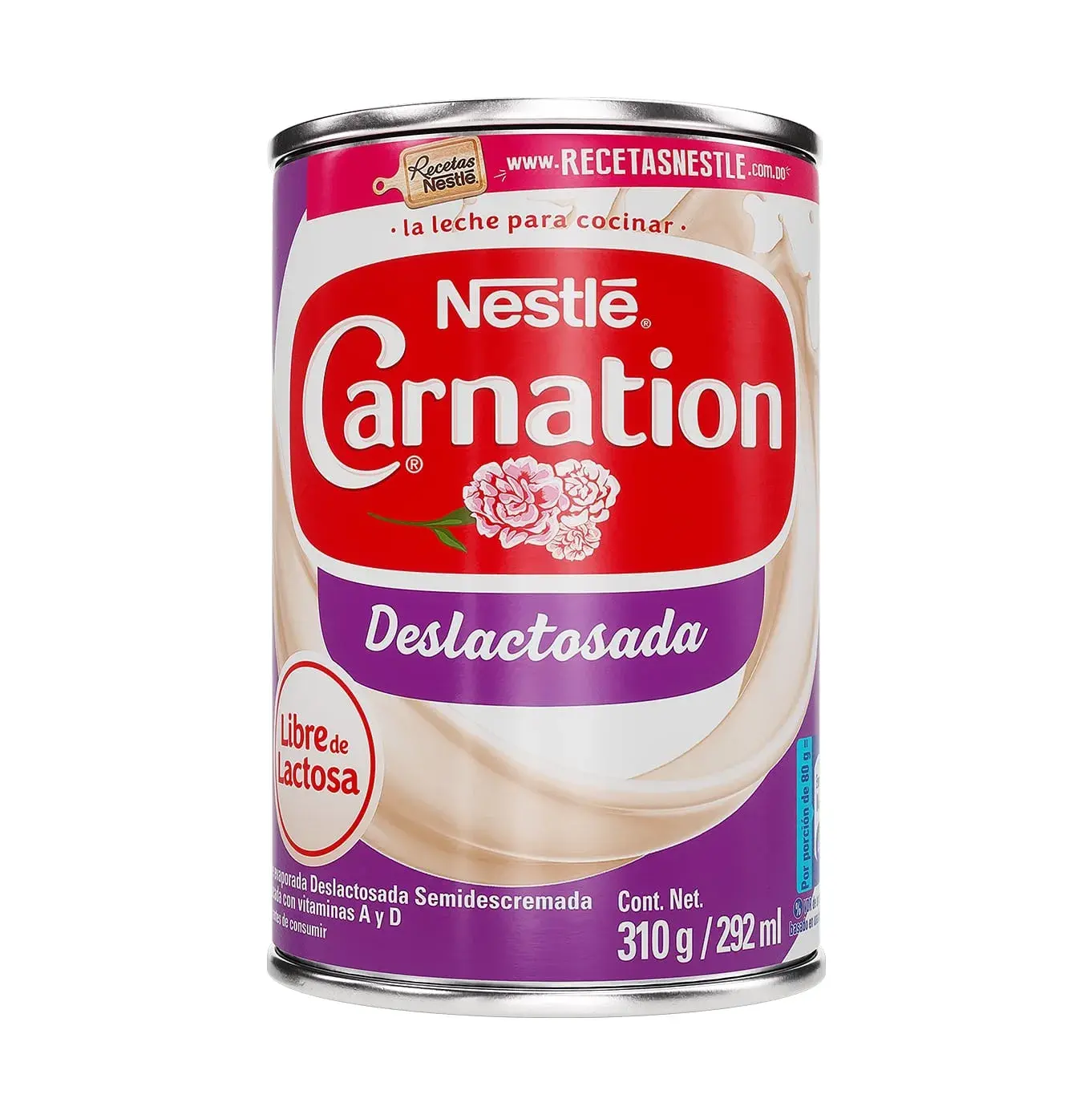 Leche Evaporada CARNATION® Deslactosada 310g/287ml